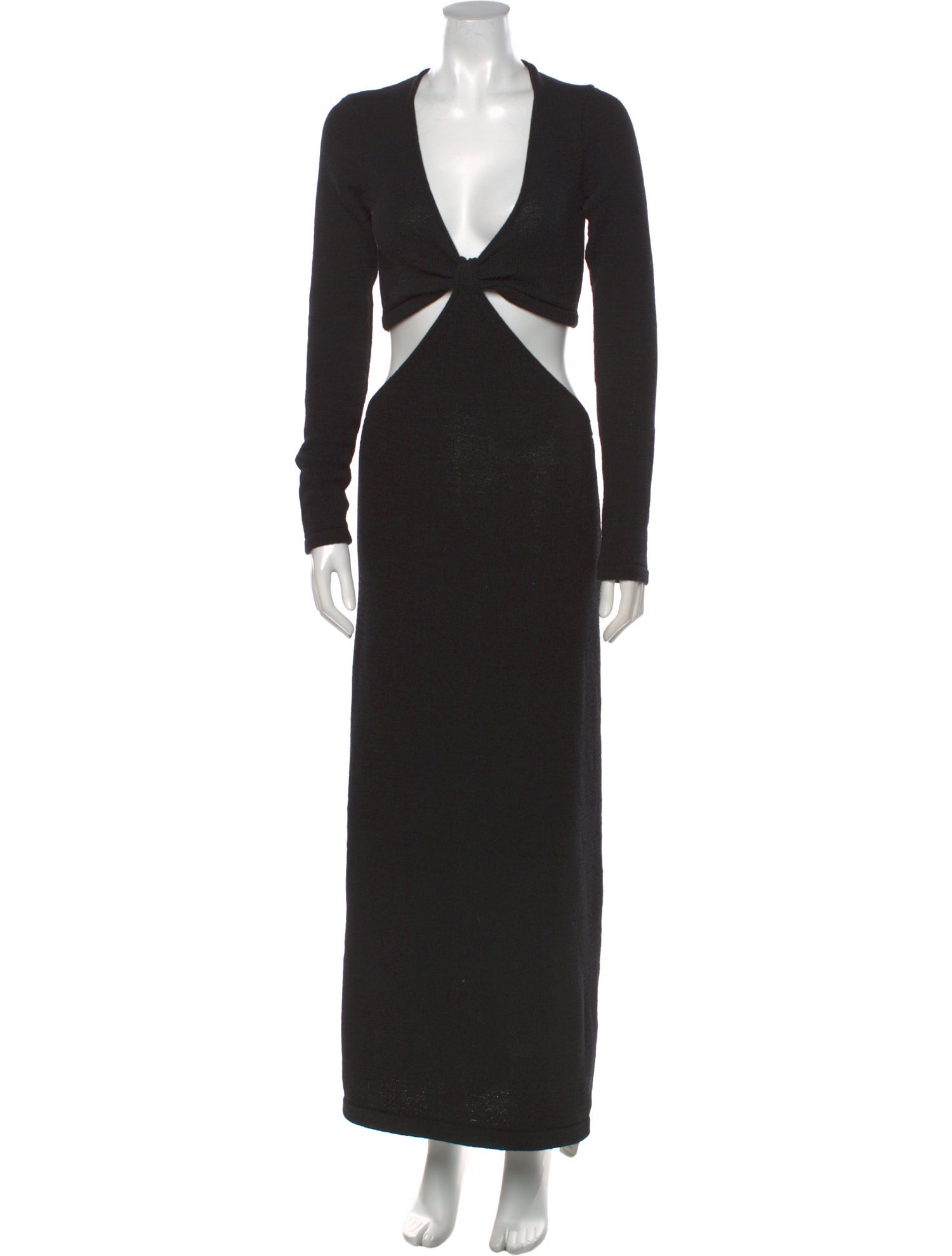 Cult Gaia V-Neck Long Dress